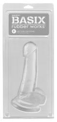 BRW 8″ Suction Cup Dong Clear