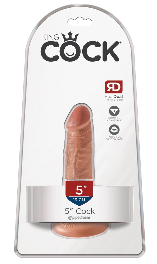 King Cock 5″ Cock Tan