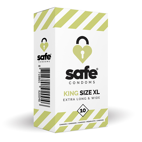 SAFE – Condooms King Size XL Extra Lang & Wijd (10 stuks)