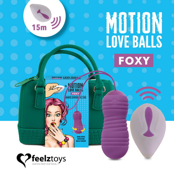 FeelzToys – Op afstand bestuurbare liefdesballen Foxy