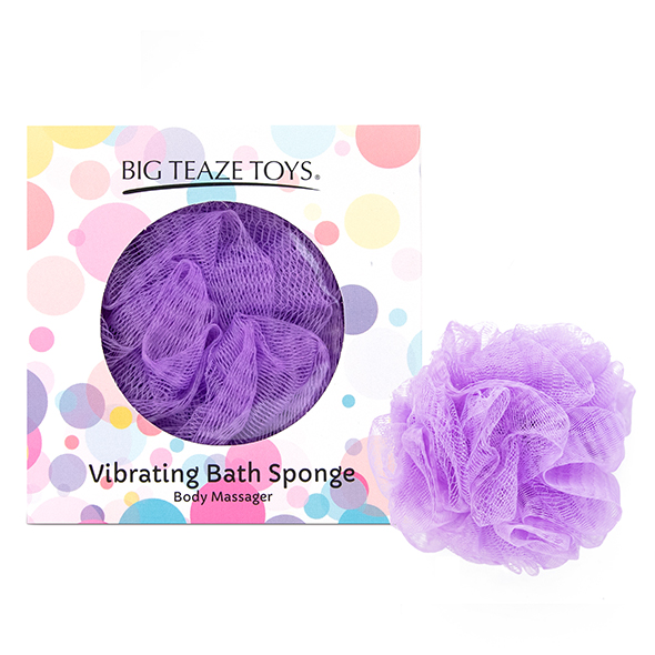 Big Teaze Toys – Bath Sponge Vibrating Purple