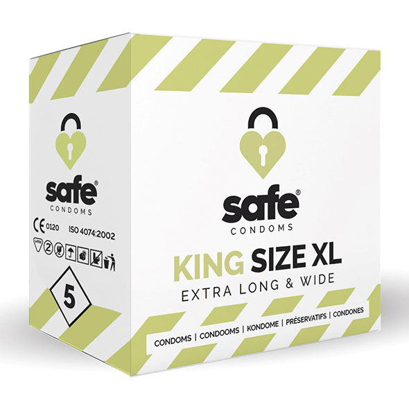 SAFE – Condoms King Size XL Extra Long & Wide (5 pcs)