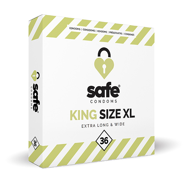 SAFE – Condoms King Size XL Extra Long & Wide (36 pcs)