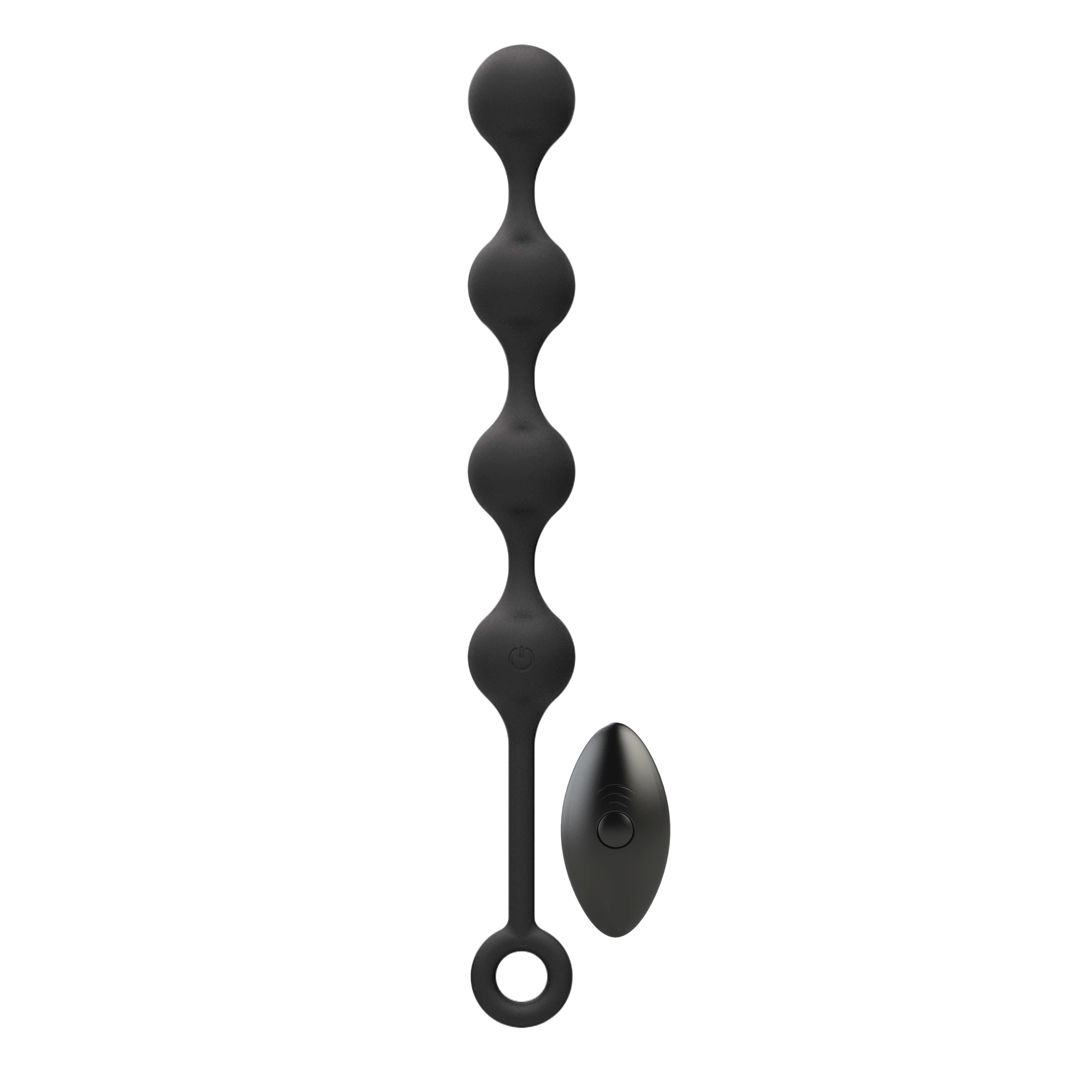 Nexus – Quattro Remote Control Vibrating Pleasure Beads Black