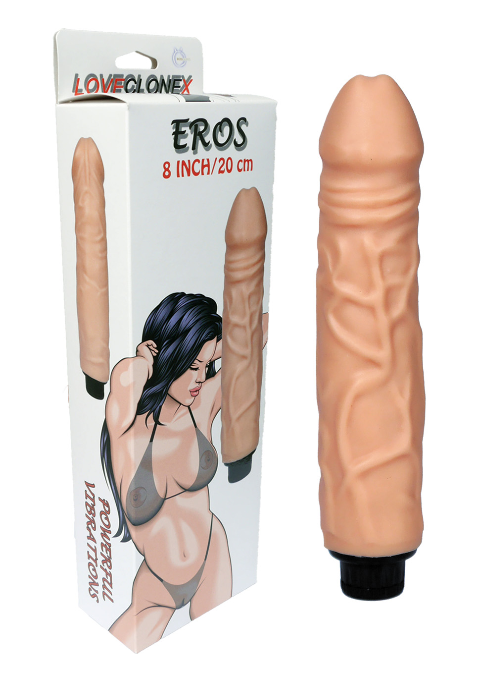 Naturalny kształ wibrator penis sex żyłki 23cm