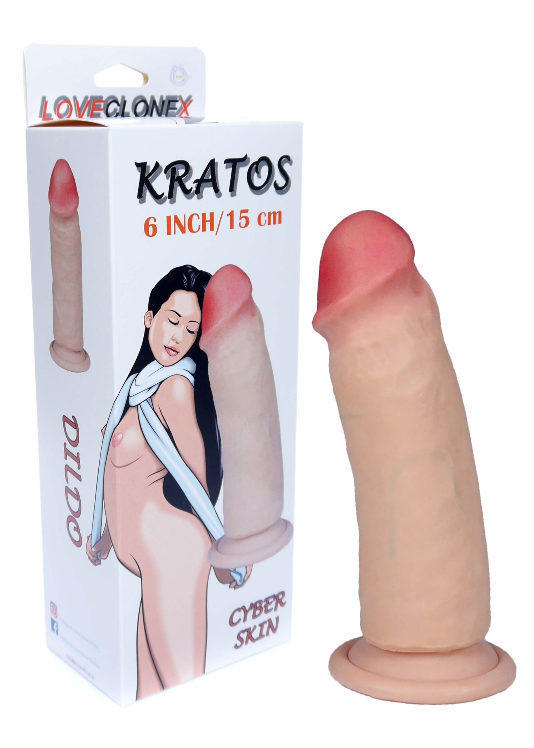 Realistyczny naturalny penis dildo z cyberskóry 18