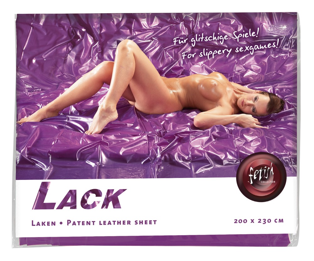 Vinyl Bed Sheet purple 200×230