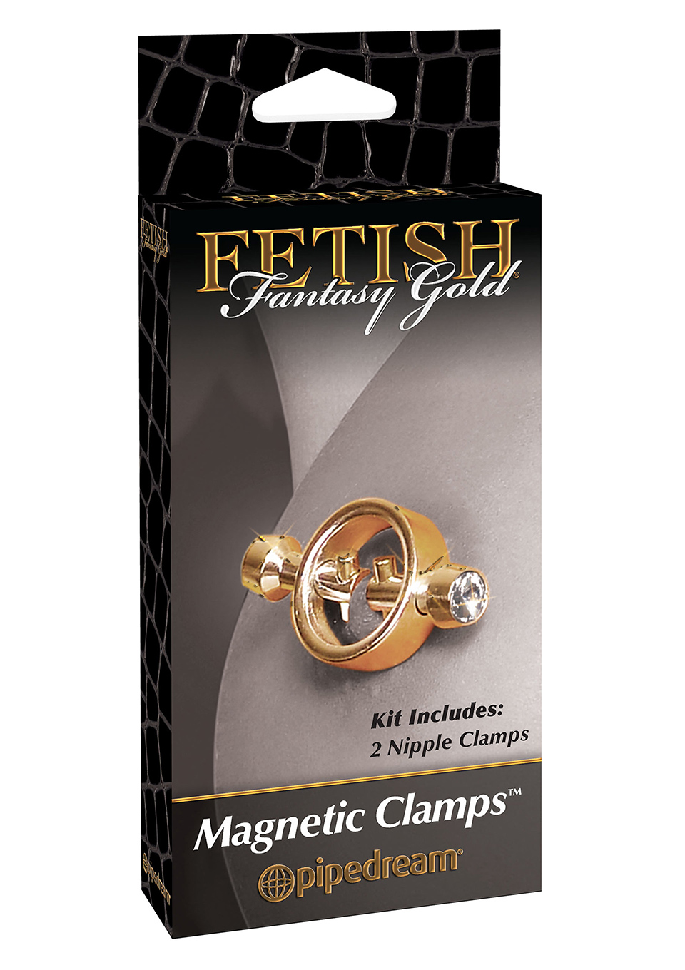 Stymulator-FF GOLD MAGNETIC NIPPLE CLAMPS