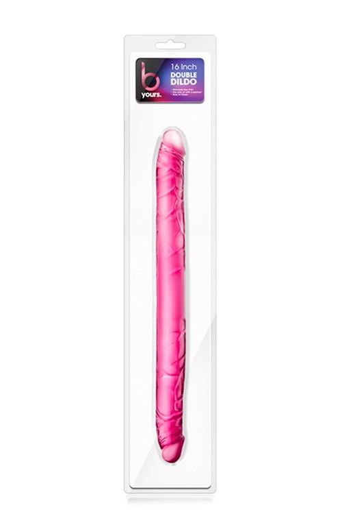 Dildo-B YOURS 16INCH DOUBLE DILDO PINK