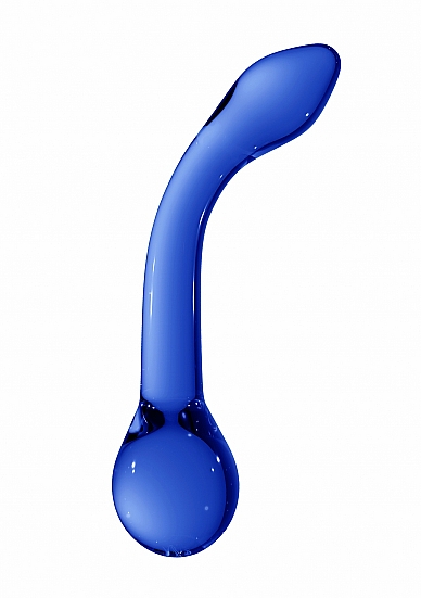 Szklane wodoodporne dildo do anusa i pochwy 18,5cm