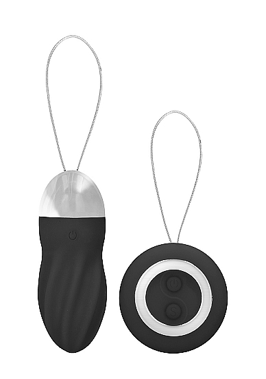 George – Rechargeable Remote Control Vibrating Egg – Black