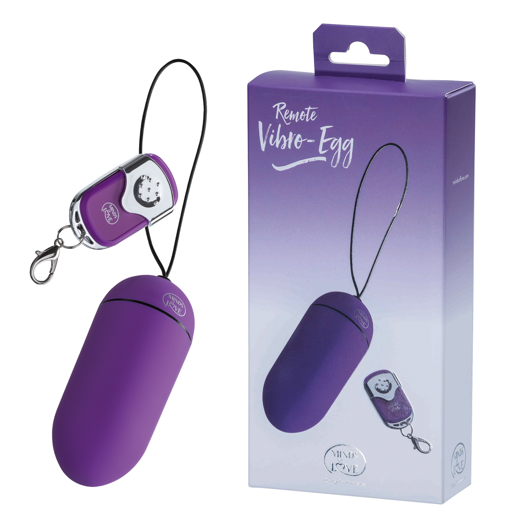 MINDS of LOVE Remote Vibro-Egg purple