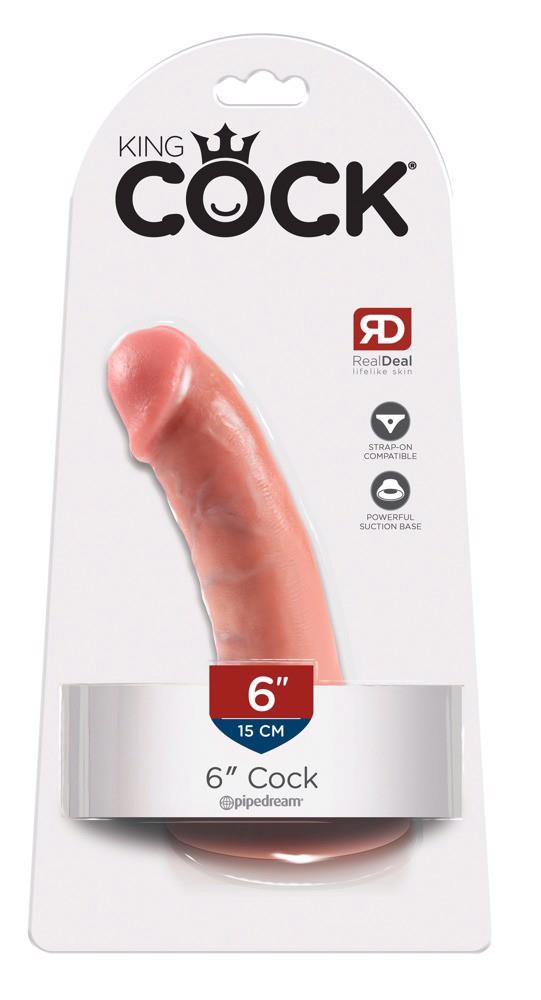 King Cock 6 inch Flesh
