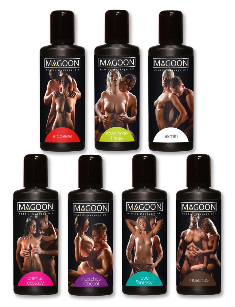 Zestaw olejków do masażu erotycznego 7 butelek