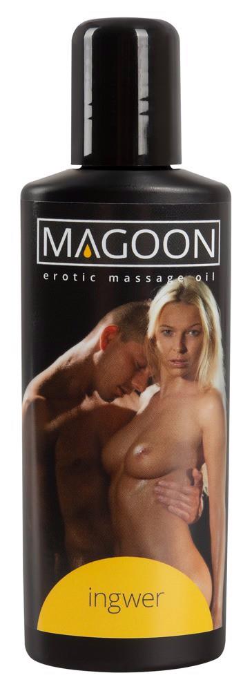 Olejek do masażu ciała erotycznego 100ml imbirowy