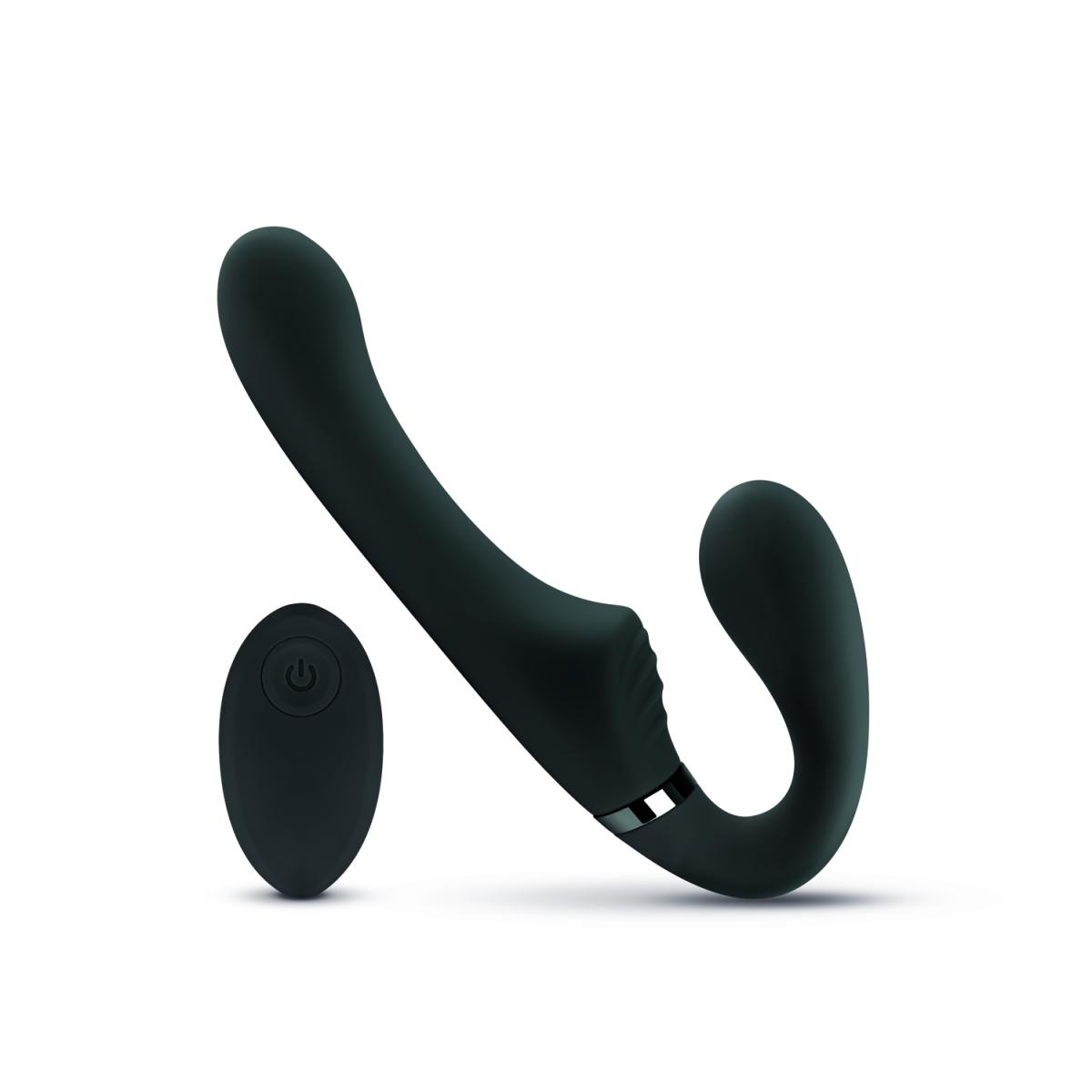 No-Parts – Avery Strapless Strap-On Vibrating Dildo – 22 cm