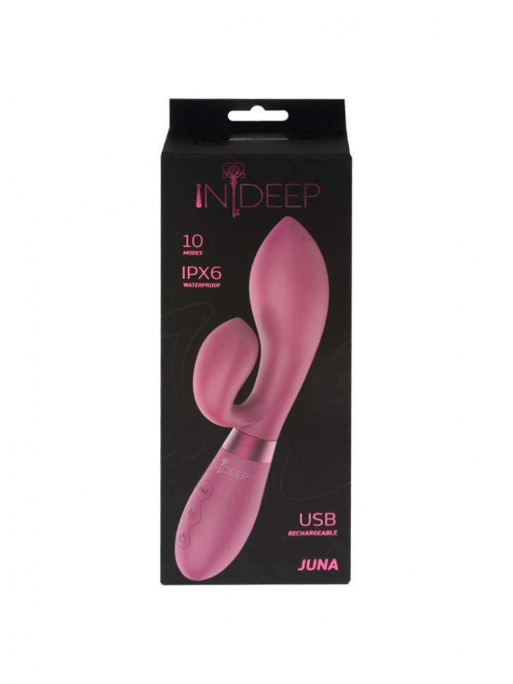 Wibrator-Rechargeable Vibrator Indeep Juna Magenta
