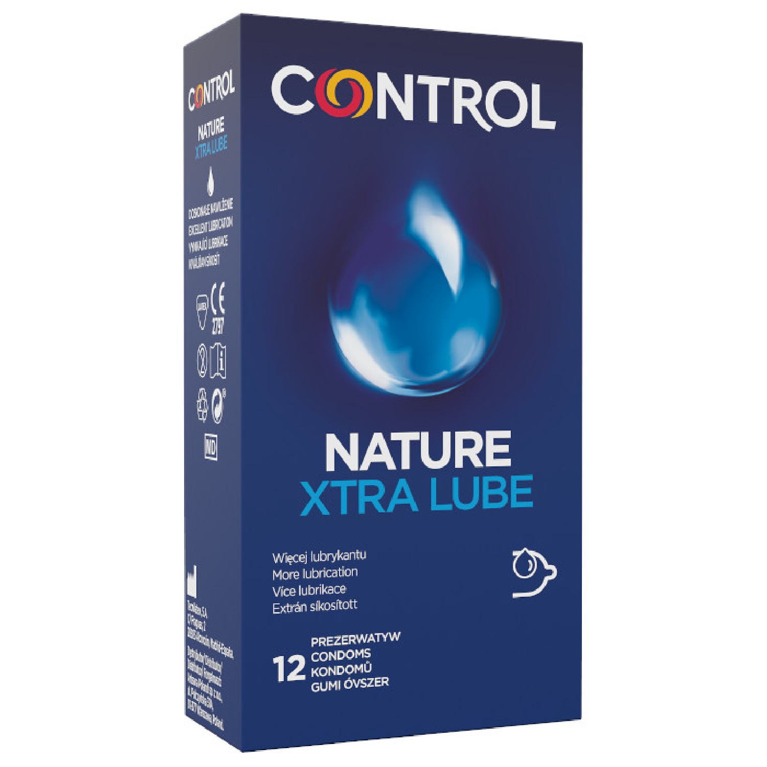 Prezerwatywy-Control Nature Xtra Lube 12″s