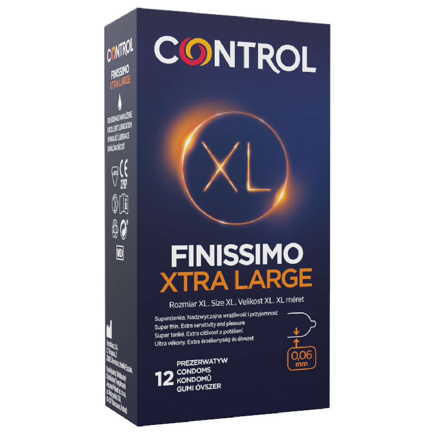 Prezerwatywy-Control Finissimo Xtra Large 12″s