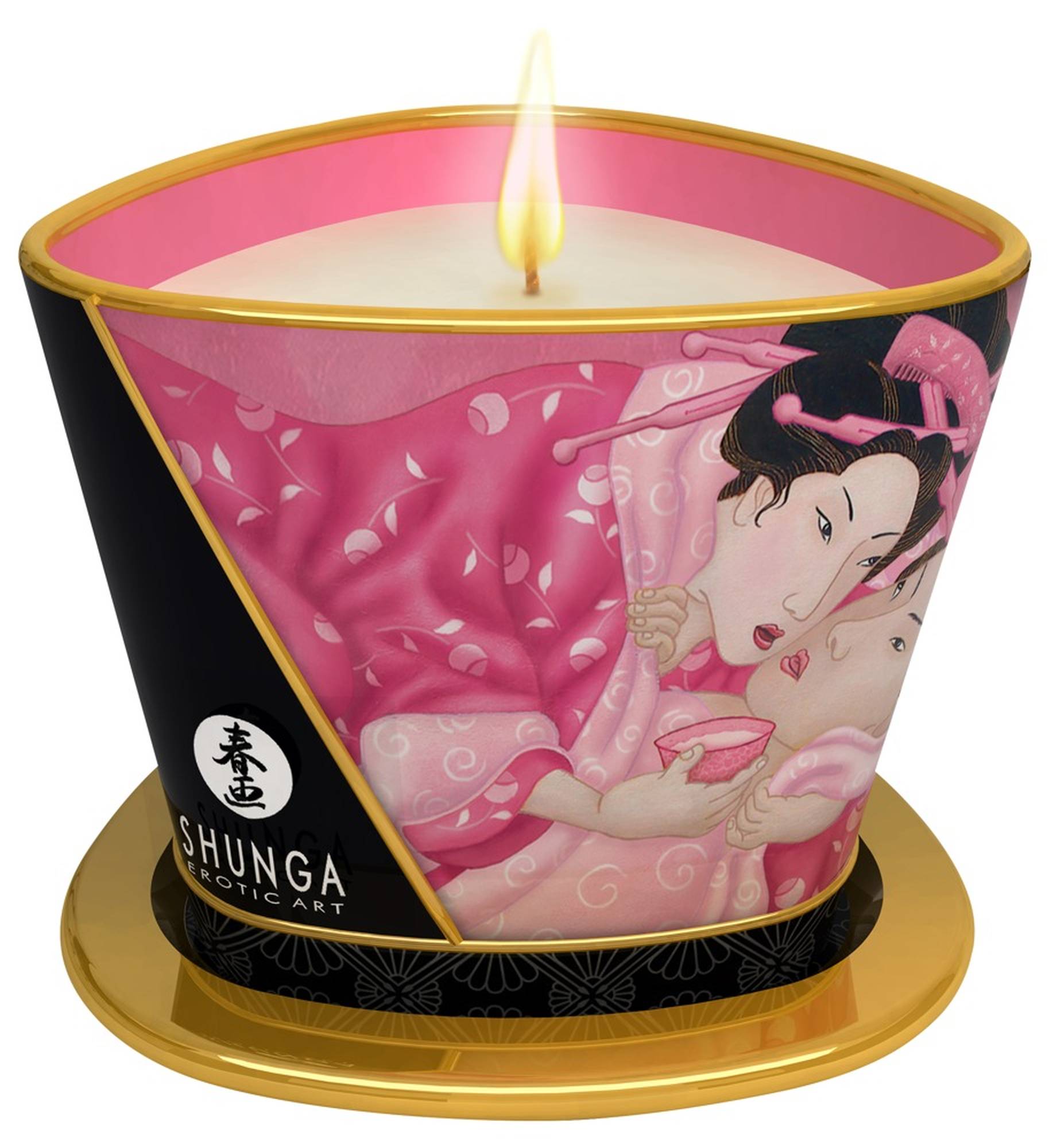 Różana luksusowa świeca do masażu erotycznego170ml