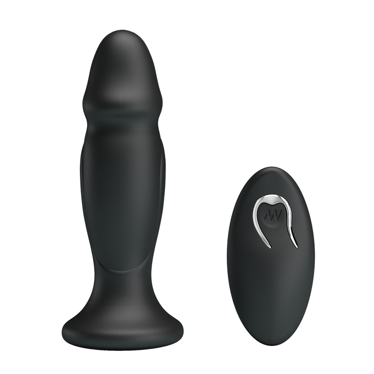 Mini penis korek analny wibrujący na pilota 12cm
