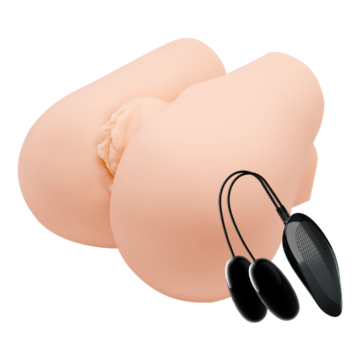 Wibrujący podwójny masturbator analny waginalny